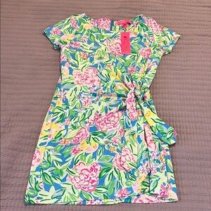 Lilly Pulitzer Floral Dress - Pink, Green, Yellow